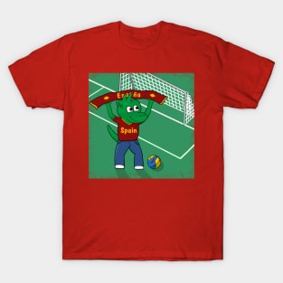 Dino Spain Football Fan T-Shirt